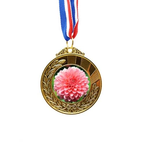 Cinta para medalla de oro antirozaduras con flores suave para podios prolongados