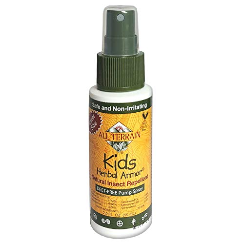 All Terrain Kids Herbal Armor Natural, DEET-free Insect Repellent, Pump Spray, 2 Ounce, Travel-Size