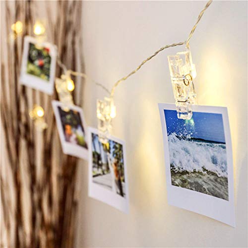 Varal Cordão Decorativo Com Led P/Fotos E Recados 1,80 M