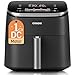 Cosori Freidora de Aire Turbo Blaze 6L, Freidora sin Aceite 9 en 1, Temporizador 1min-24H, 30°C a 230°C, Motor DC silencioso, con 9 funciones 5 velocidades, Recetario incluido, apto para lavavajillas
