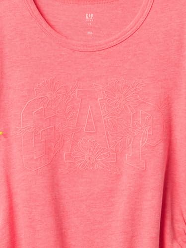 GAP Girls' Rouched Logo Tee3