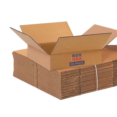 BOX USA 16x16x6 shipping boxes, 25-pack