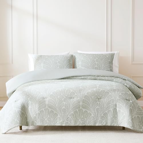 Lush Decor Willow Garden Restorative Gauze Jacquard Comforter 3 Piece