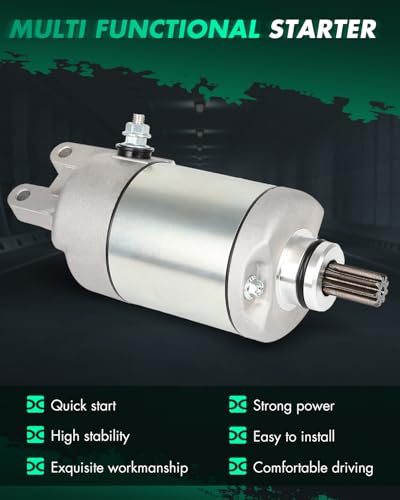 Image of SCITOO Starter Motor fit for Polaris for Sportsman 400 HO 2008-2010 455cc for Mitsuba PMDD Replacement Starter 19619