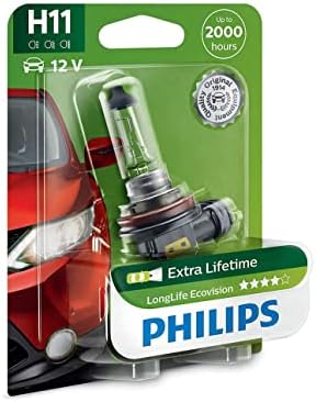 Philips 12342LLECOS2 Żarówka Samochodowa H4, 12 V, 60/55 W, 2 Sztuki