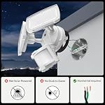LEPOWER LED Motion Sensor Security Lights Outdoor, 30W 3200LM | 5500K Daylight, 72 FT Range & 180° Detection, Easy to Install, IP65 Waterproof, 2 Head Flood Light for Garage, Yard, Porch