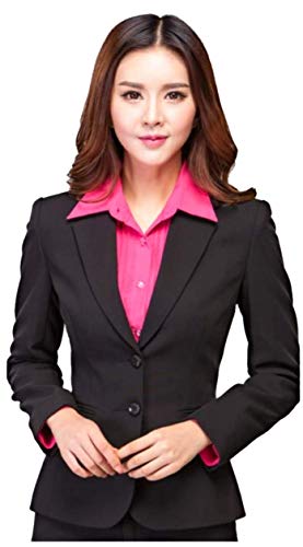 KARF Women's Regular Fit Single Breasted Blazer