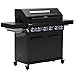 TAINO PLATINUM YAMARA DARK 6+2 Gasgrill Stahl 6 Brenner Keramik Sear-Burner Keramik Backburner Piezo-Zündung Grillrost Gusseisen