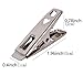 FOMMEN Towel Clips 40 Pack Metal Clothes Pins,Stainless Steel Clothespin Clips for Drying Socks,Hanging Clips,Heavy Duty Clothes Pin ,Metal Clips for Craft