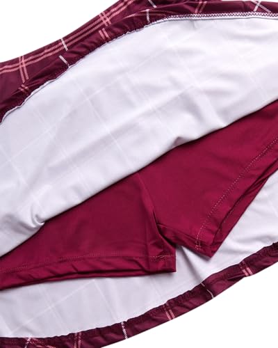 Image of RBX Girls Athletic Skort Set - 2 Piece Ribbed Short Sleeve Tee and Athletic Skort for Girls (Sizes: 7-12)