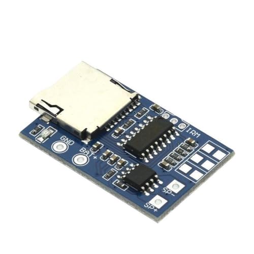 TF Card MP3 Decoder Board Module 3.75V Lithium Battery Power Supply with 2W Mixed Mono Memory Playback Function