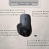 MOJO Ultimate Grip Silent Master Mouse - Mouse óptico recargable Bluetooth/inalámbrico con sensibilidad ajustable y botones silenciosos 4