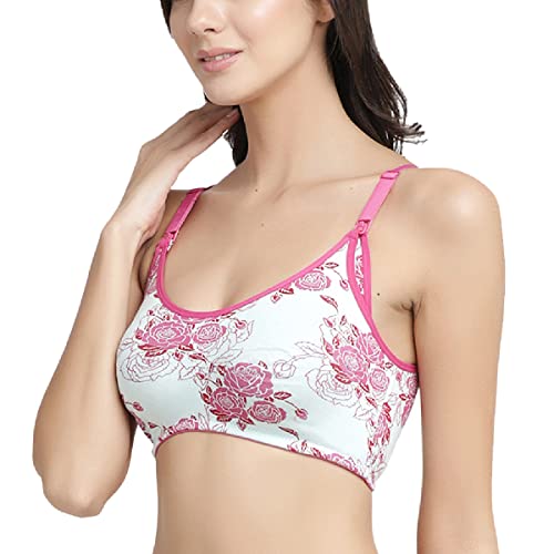 Image of Inner Sense Women's Organic Antimicrobial Soft Nursing Bra (36D, French Rose)