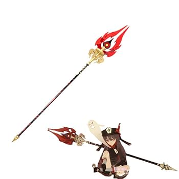 Amazon.co.jp: 原神 げんしん 道具 武器 護摩の杖 胡桃 Genshin