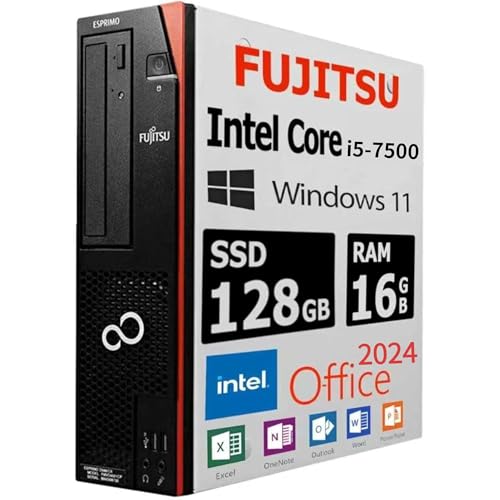 �y�����ςݕi�z�yMS Office H&B 2024�zESPRIMO �f�X�N�g�b�vPC D�V���[�Y 587/Core i5-7500/Win11 Pro/wajun��WIFI/Bluetooth/DVD/16GB/128GB SSD