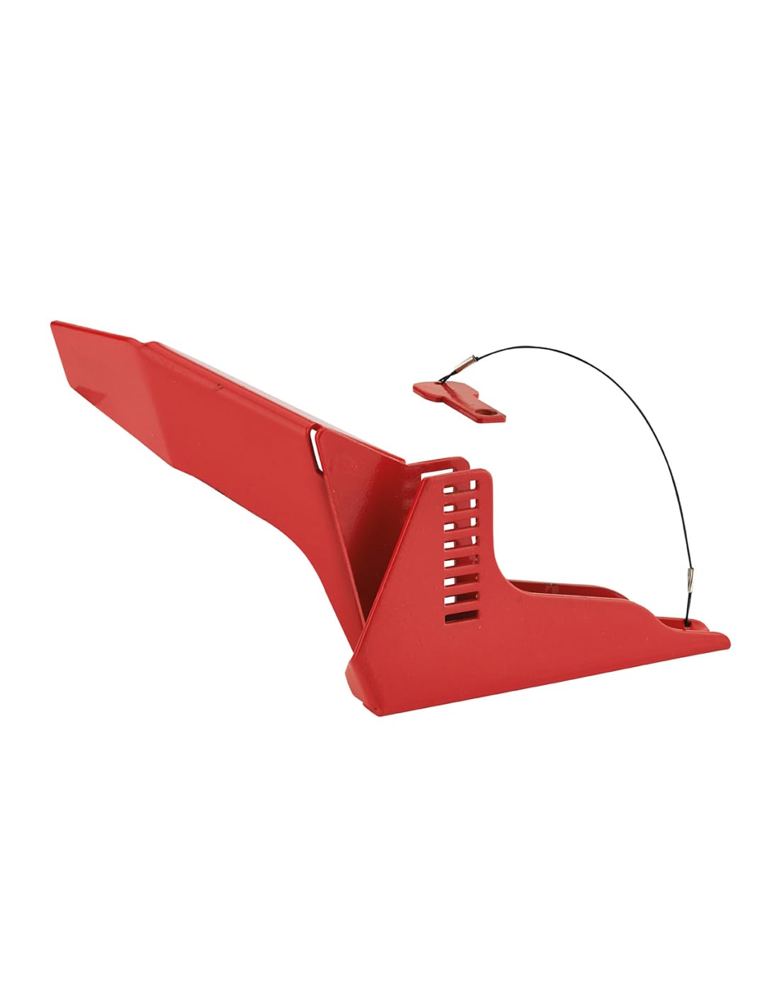 THIRARD - Consignation de Vanne 1/4 Tour - Corps en Acier Peint - Résistance Thermique - Verrouillage Par Cadenas - Compatibilité avec Vannes 1/4 de Tour - Plat Ajustable - Rouge