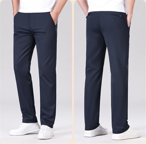 Caracomfy Mens Pants, Mens Stretch Slacks with Expandable Waistband,Business Casual Pants for Men3