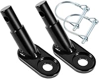 Fahrradanhänger Kupplung Fahrrad Anhängerkupplung Anhänger Adapter Hundeanhänger mit Sicherungsstift Fahrrad Hänger Kupplung Hundefahrradanhänger Hunde Anhänger Hundewagen 2Set