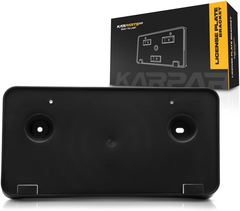 for Ford Mustang License Plate Bracket 2015 2016 2017 | Front | Black | Convertible/Coupe | FO1068154 | FR3Z17A385AA