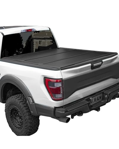 Hard Tri Fold Low-pro Tonneau Cover compitable with 2019-2025 Chevy Silverado/GMC Sierra 1500 6.6ft(78.9