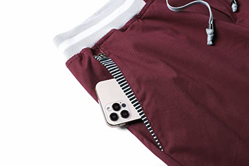 Image of Tansozer Men's Shorts Casual Classic Fit Drawstring Summer Beach Shorts with Elastic Waist and Pockets