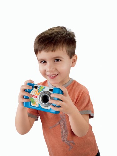 Mattel W1459 - Fisher Price Basic Digitalkamera, blau – Bild 3