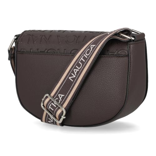 Image of Nautica Delray Flap Crossbody Purse Womens Shoulder Bag, Magnetic Snap Closure Pocket, Small Travel Handbag, Adjustable Strap