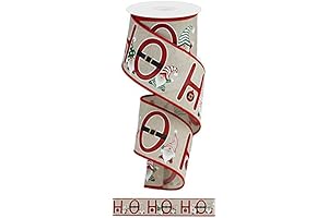 Craig Bachman Ho Ho Ho Gnomes Wired Edge Ribbon