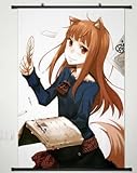 Anime Spice and Wolf Home Decor Wall Scroll Poster Fabric Painting Janpan Art Cosplay Horo 23.6 x...