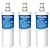 Waterdrop 3US-AF01 Under Sink Water Filter, Replacement for Standard Filtrete® 3US-AF01, 3US-AS01, Aqua-Pure AP Easy C-CS-FF, WHCF-SRC, WHCF-SUFC, WHCF-SUF, NSF/ANSI 42 Certified, Pack of 3