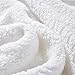 Rose Home Fashion Fuzzy Blanket, Throw Blanket, Fleece Blanket, Plush Blanket, Fluffy Blanket, Get Well Gifts, Sympathy Gift, Breast Cancer Gifts, Cancer Gifts for Women, Breast Cancer Survivor Gifts (Throw, Grey)