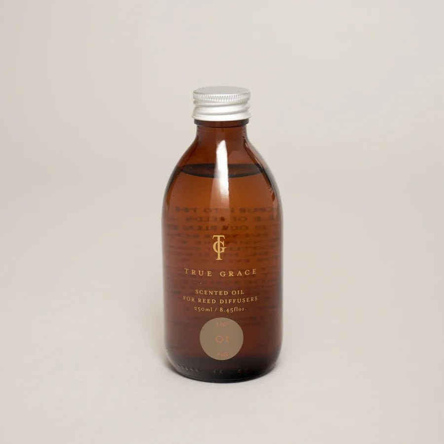 True Grace Burlington Recharge pour diffuseur de parfum d'ambiance avec bâtonnets – Fig (Figure) 250 ml