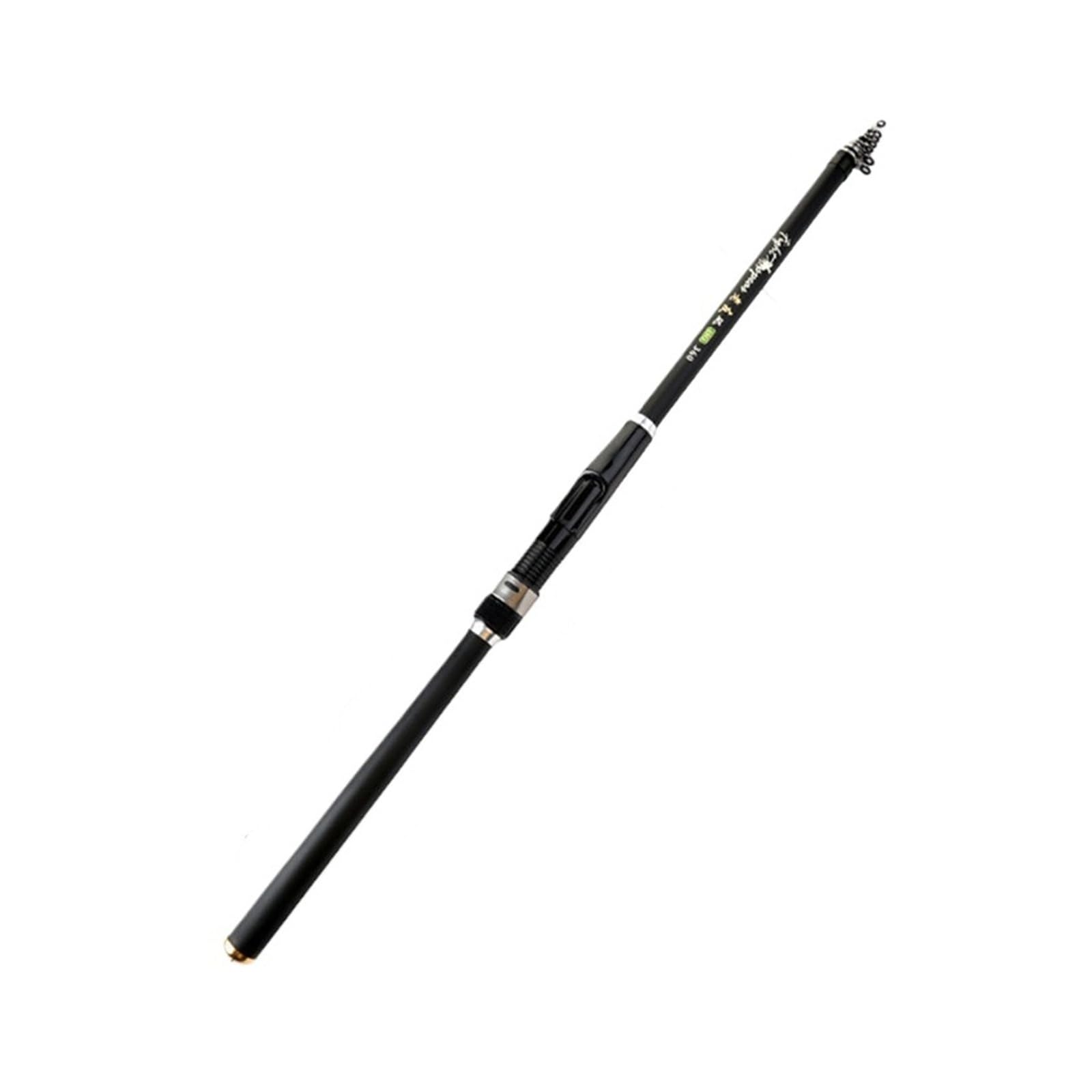 ZHAOSHIXU Carbon Fiber Fishing Rods 2.4m 3.0m 3.6m 4.5m 5.30m 6.0m 7.2m Sea Fishing Pole Telescopic Fishing Rod(3.6 m)