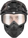 DTACGERA Airsoft Helmet with Helmet Cover, Tactical Helemt...