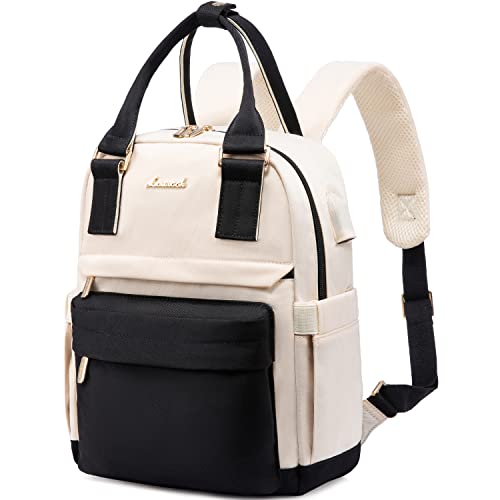 LOVEVOOK Sac à dos femme - Étanche - Sac à dos de ville - Sac à main 2 en 1 avec port de charge USB - Mini sac à dos - Elégant pour loisirs, école,...