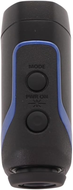 Top view of Nikon COOLSHOT PROII STABILIZED showing control buttons