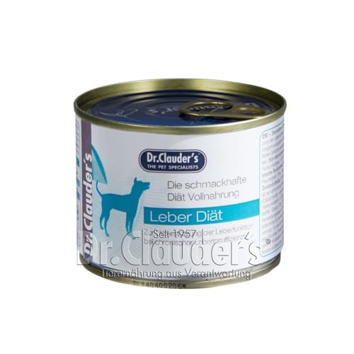 DR.CLAUDER'S - Diät LPD Leber | Leicht verdauliches Nassfutter für ausgewachsene Hunde mit chronischer Leberinsuffizienz. Weizen- und glutenfreies Alleinfutter in Dose | 200g Huhn