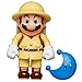 World of Nintendo Super Mario Explorer Mario 4â€ Articulated Figure with Blue Power Moon