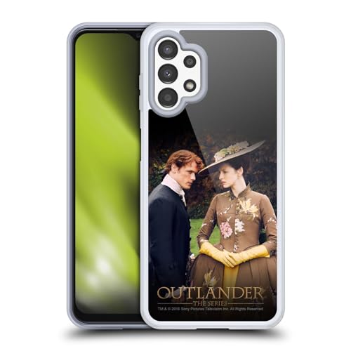 Funda Samsung A13 antiarañazos de gel suave Outlander Jamie y Claire