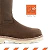 Frye Supply Mens Supply Steel Toe W/P 10 Wedge Wellington Work Boot Brown 10.5 M #3