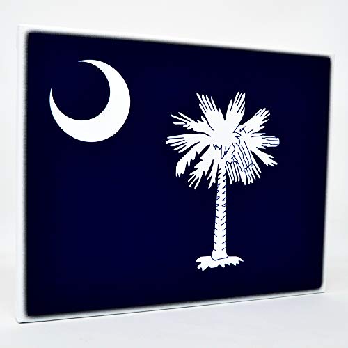 South Carolina Flag Wall Decor - 8x10 Decorative SC Canvas Wall Art Prints - Ready To Hang South Carolina Decor - Home State Pride Collection - Palmetto State Gifts and Decorations South Carolina Flag Wall Decor - 8x10 Decorative SC Canvas Wall Art Prints - Ready To Hang South Carolina Decor - Home State Pride Collection - Palmetto State Gifts and Decorations