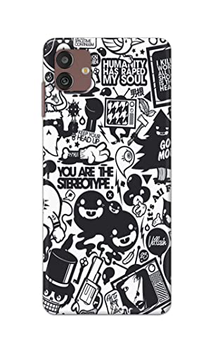 Image of Printed Hard Back Cover Case for Samsung Galaxy M13 5G Back Cover (Mixed Cartoon) -702