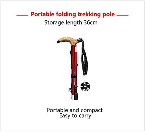 Walking Foldable Adjustable Telescopic Ergonomic Trekking Poles for Hiking, Walking, Backpacking Travel
