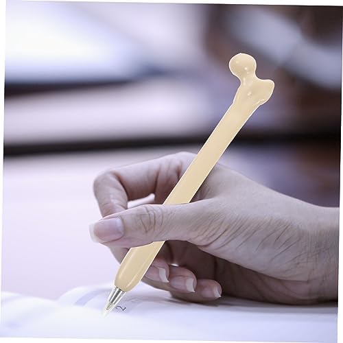 NUOBESTY 8 adet yaratıcı tükenmez kalem, kemik şeklinde, komik yazı gereçleri, cadılar bayramı, okul malzemeleri ve partiler için, mavi mürekkep, doktorlar ve sanatçılar için hafif ve pratik - Görsel 7