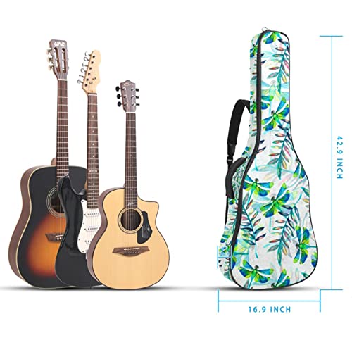 Étui à dos rembourré pour guitare acoustique classique Motif libellule Bleu, Multicolore 05, 42.9×16.9×4.7 in… - Les Beatles, Paul McCartney, John Lennon, RIngo Starr, George Harrison Étui à dos rembourré pour guitare acoustique classique Motif libellule Bleu, Multicolore 05, 42.9x16.9x4.7 in… – Image 6
