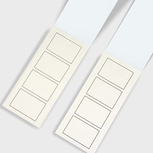 Mini Pocket Blank Comic Book Draw Your Own Comics Storyboard 7.2"X3.2" 40 Pages (2 Packs) Four-Grid Story Board Frames Movie Comic Books Manga Professional Comics Comic Book Paper 2 White #TOP18