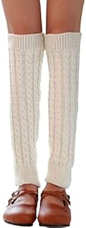 MORJCG Leg Warmers, Leg Warmers for Women, Leg Warmers, Winter Knit Warm Socks Athletic Stretch Knee High Women's Leg Warmers, for Women Lady Girls Best Gift