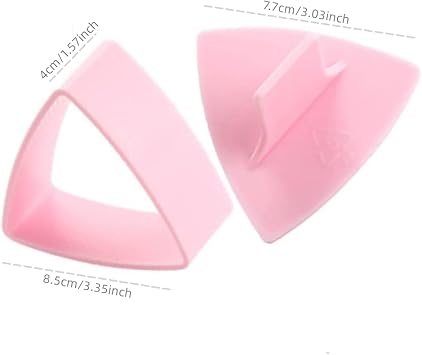 Triangle Sushi Mold Kitchen Sushi Making Mould Sushi Maker Mold DIY Triangle Sushi Press Kitchen Gadget Mini Onigiri Press (Pink), (HUIJUWA-SZFTMJ01)