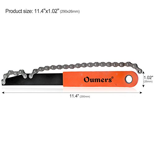 Oumers Bike Chain Tools Kit, Sprocket Remover/Chain Whip with Cassette/Rotor Lockring Removal Tool Pack by Oumers - Image 3