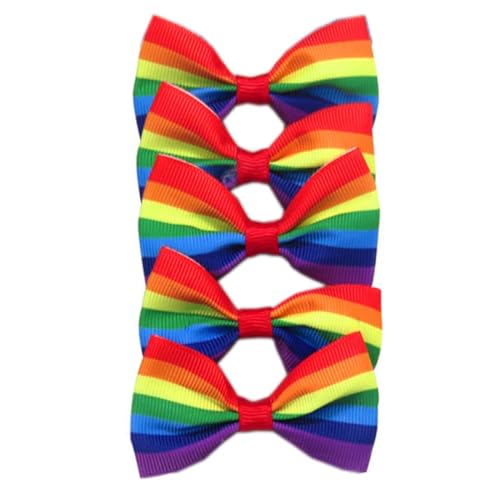 Pince à cheveux arc-en-ciel TSFJ53 : petits nœuds et accessoires cheveux filles